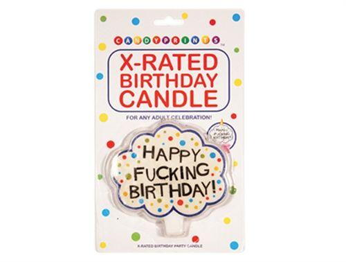 X-Rated Birthday Candle - Love It Wet