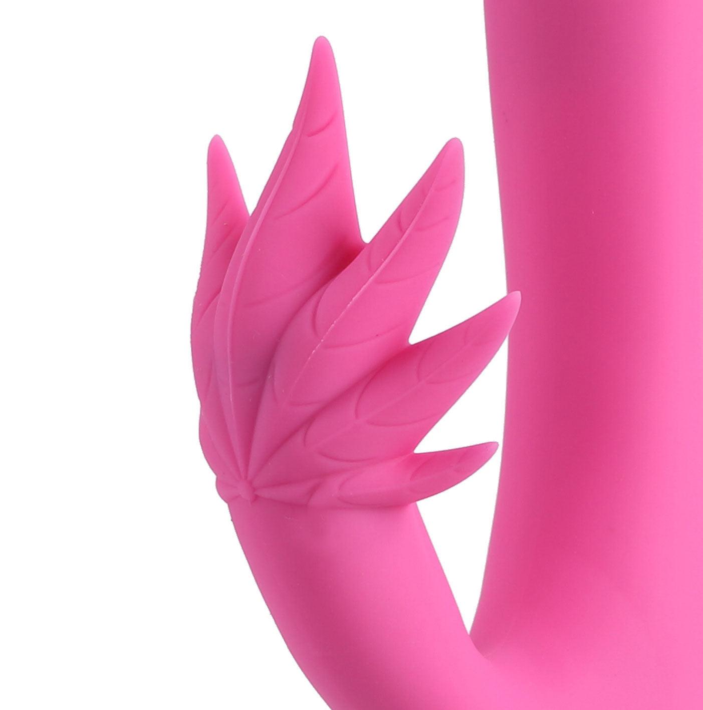 Maui 420 Series - Dual Motor G-Spot Pot Leaf - Rechargeable Vibrator - Pink - Love It Wet