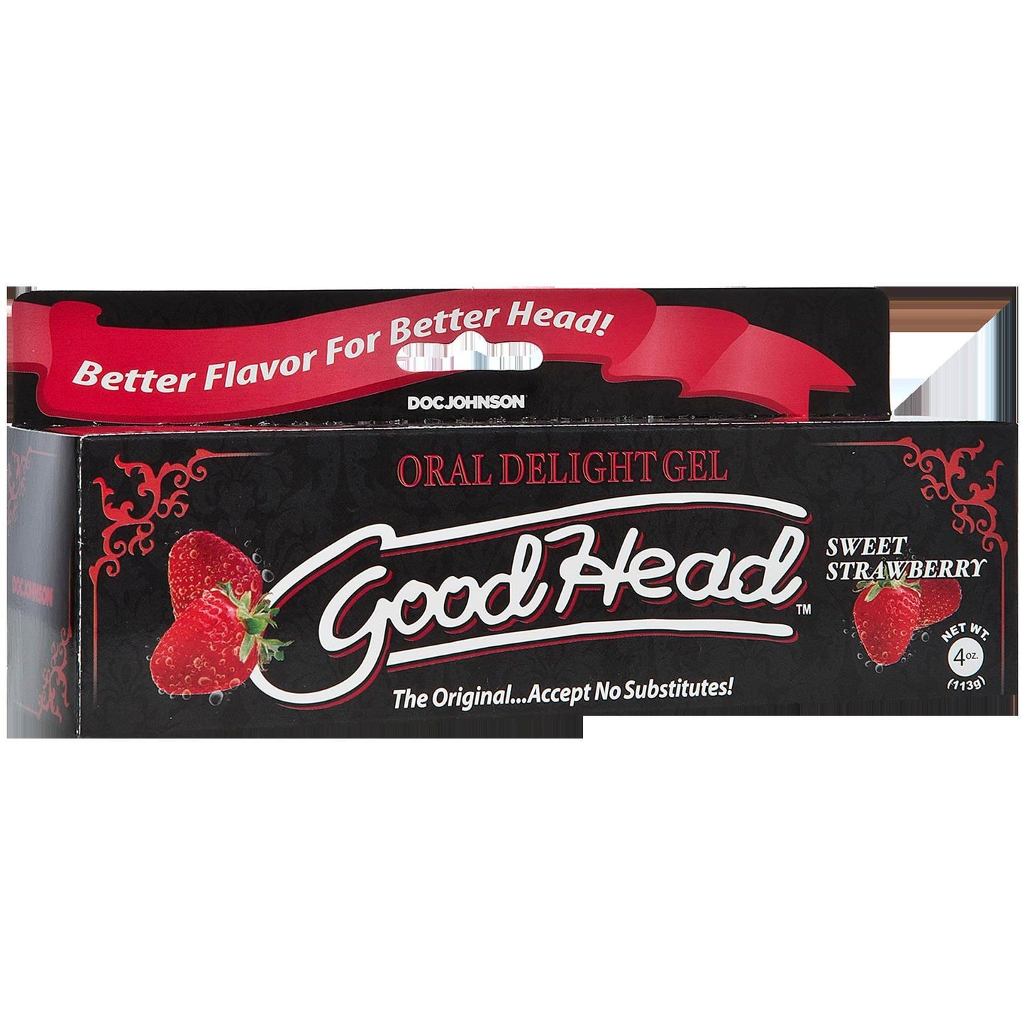 Good Head Oral Delight Gel 4 Oz - Sweet Strawberry - Love It Wet