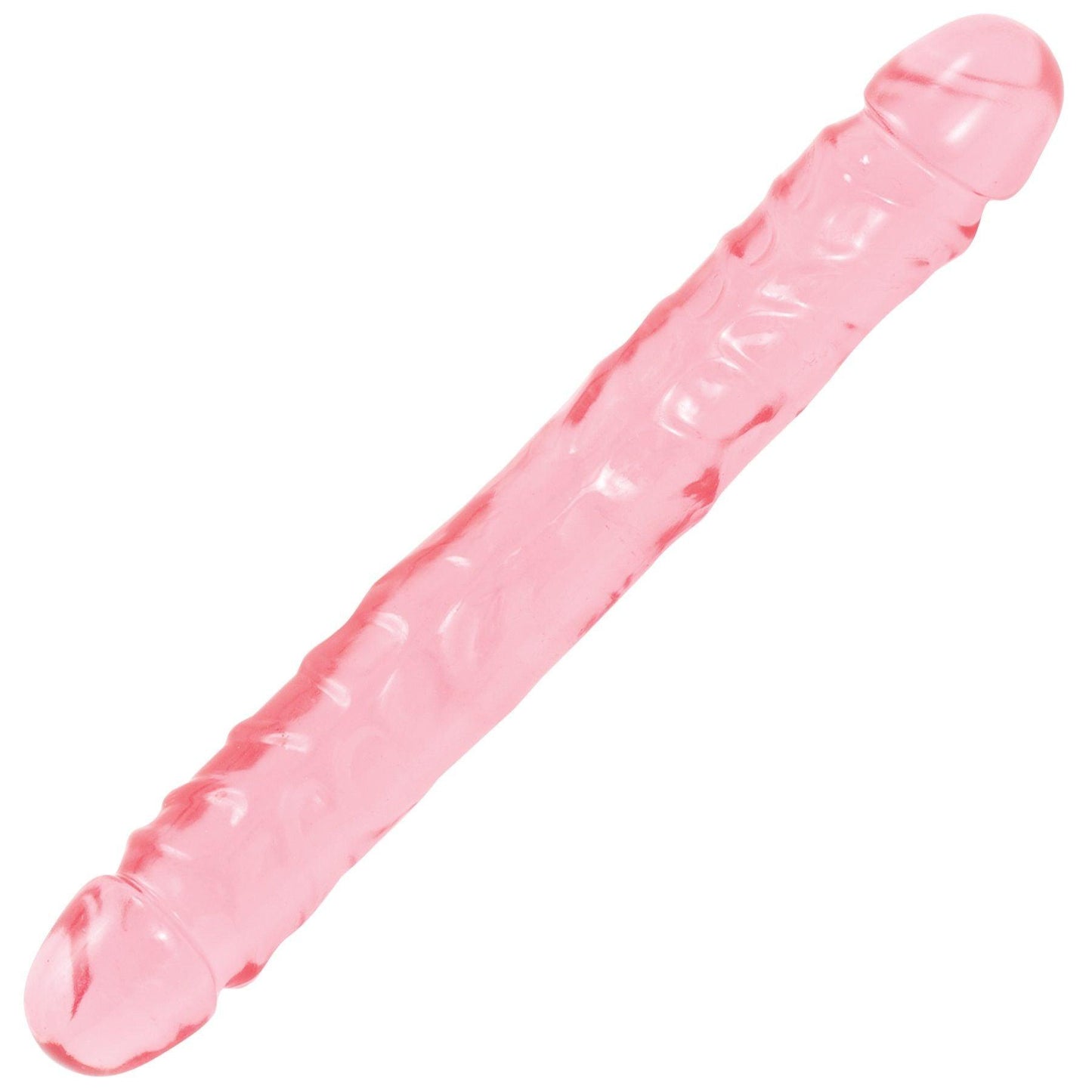 Crystal Jellies Jr Double Dong 12 Inch - Clear - Love It Wet