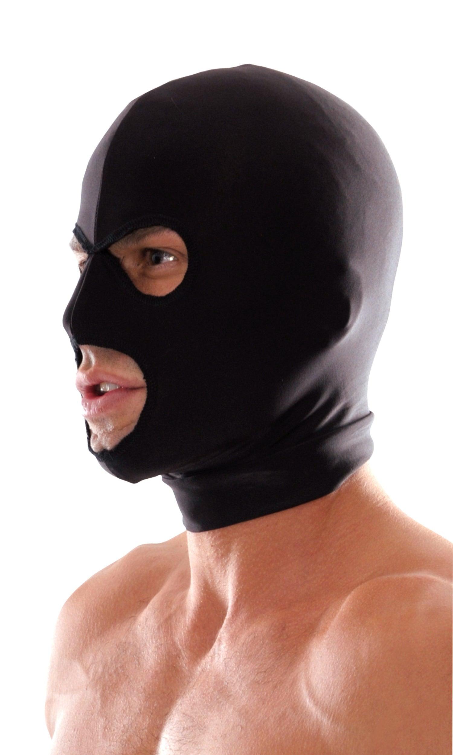 Fetish Fantasy Series Spandex 3-Hole Hood - Love It Wet