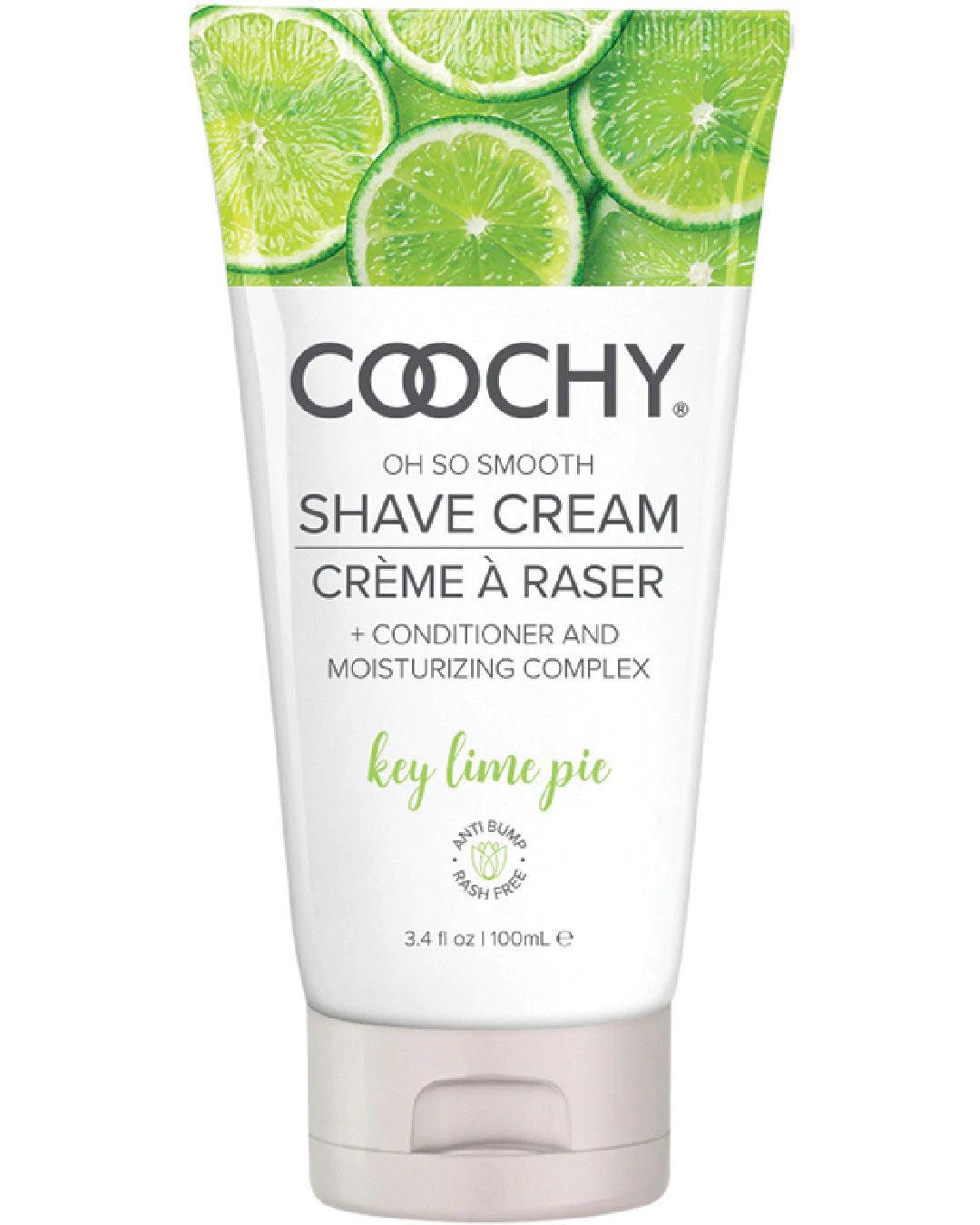 Coochy Shave Cream - Key Lime Pie - 3.4 Oz - Love It Wet