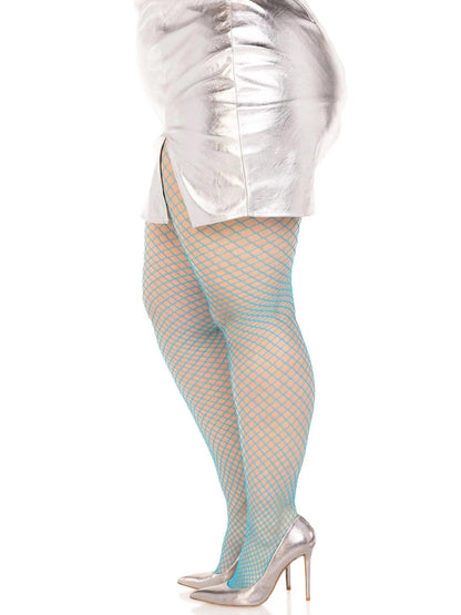 Spandex Industrial Net Tight - 1x/2x - Neon Blue - Love It Wet