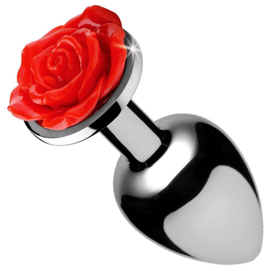 Red Rose Anal Plug - Small - Love It Wet