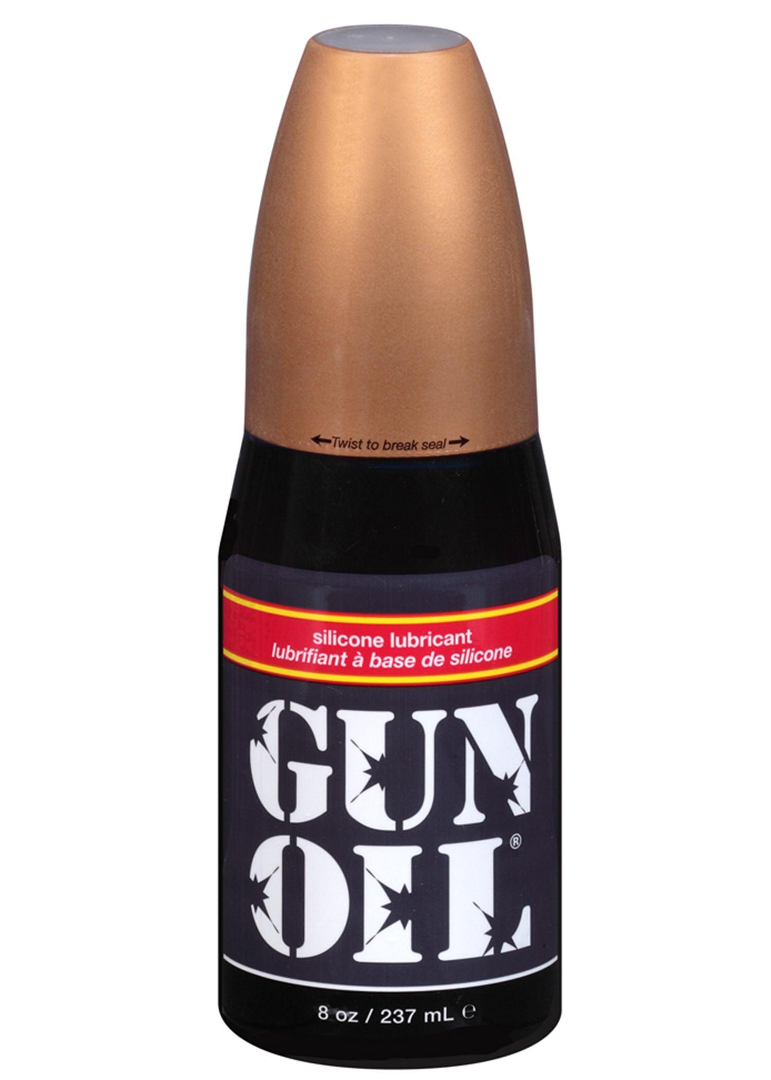 Gun Oil Silicone Lubricant - 8 Oz. - Love It Wet