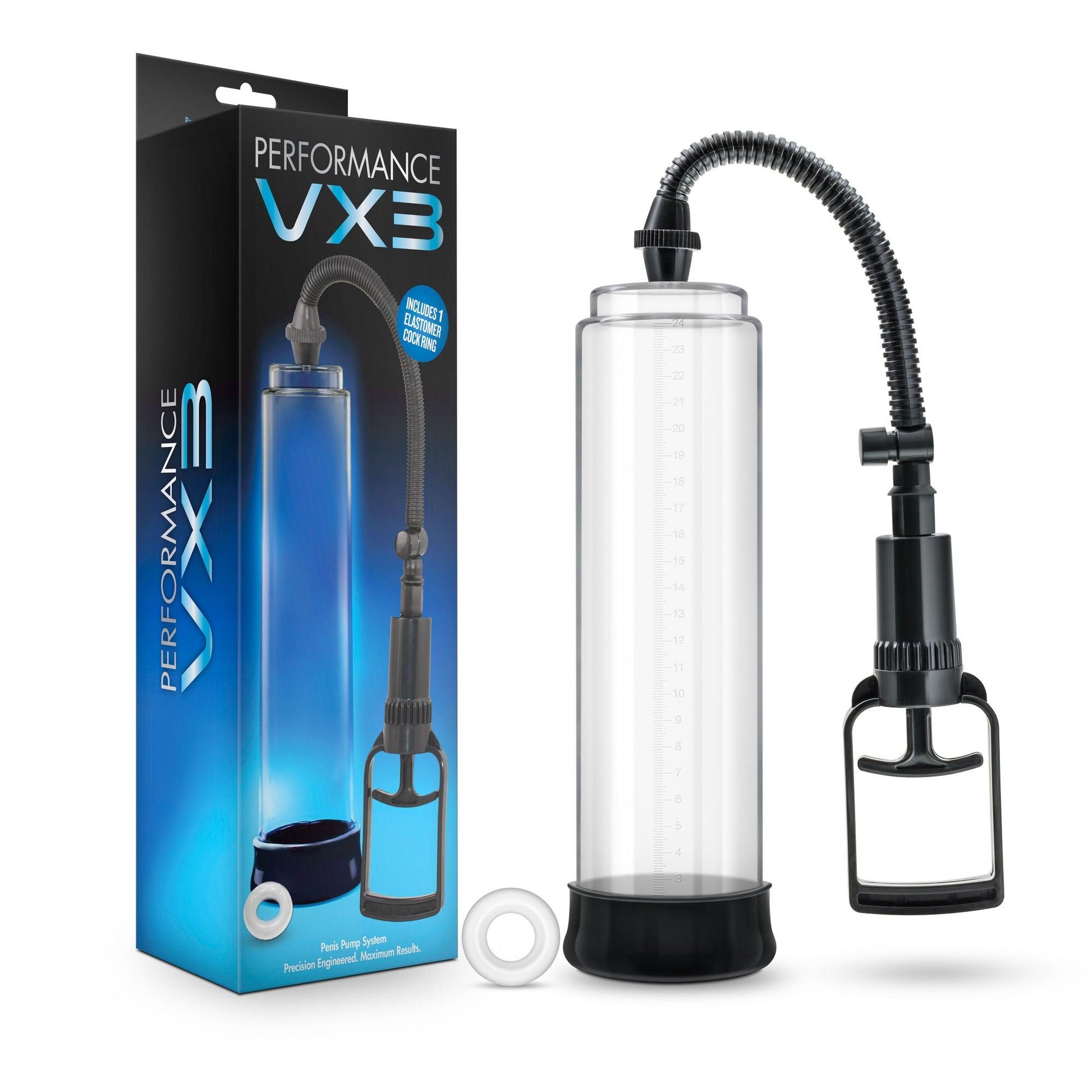 Performance Vx3 - Male Enhancement Pump System - Clear - Love It Wet