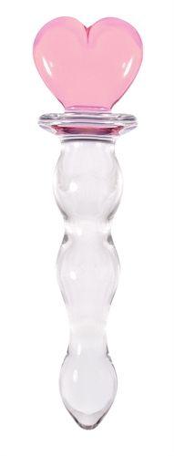 Crystal Heart of Glass - Pink - Love It Wet