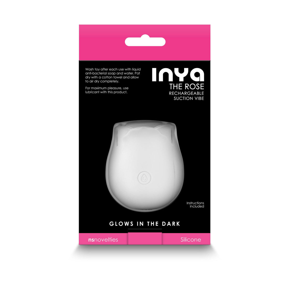 Inya - the Rose - Glow in the Dark - White - Love It Wet