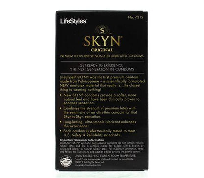 Skyn Original - Non-Latex Lubricated Condoms - 3 Pack - Love It Wet