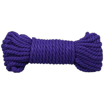 Merci - Bind and Tie - 6mm Hemp Bondage Rope - 30 Feet - Violet - Love It Wet