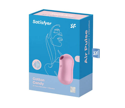 Satisfyer Cotton Candy - Air Pulse Stimulator Plus Vibrator - Lilac - Love It Wet