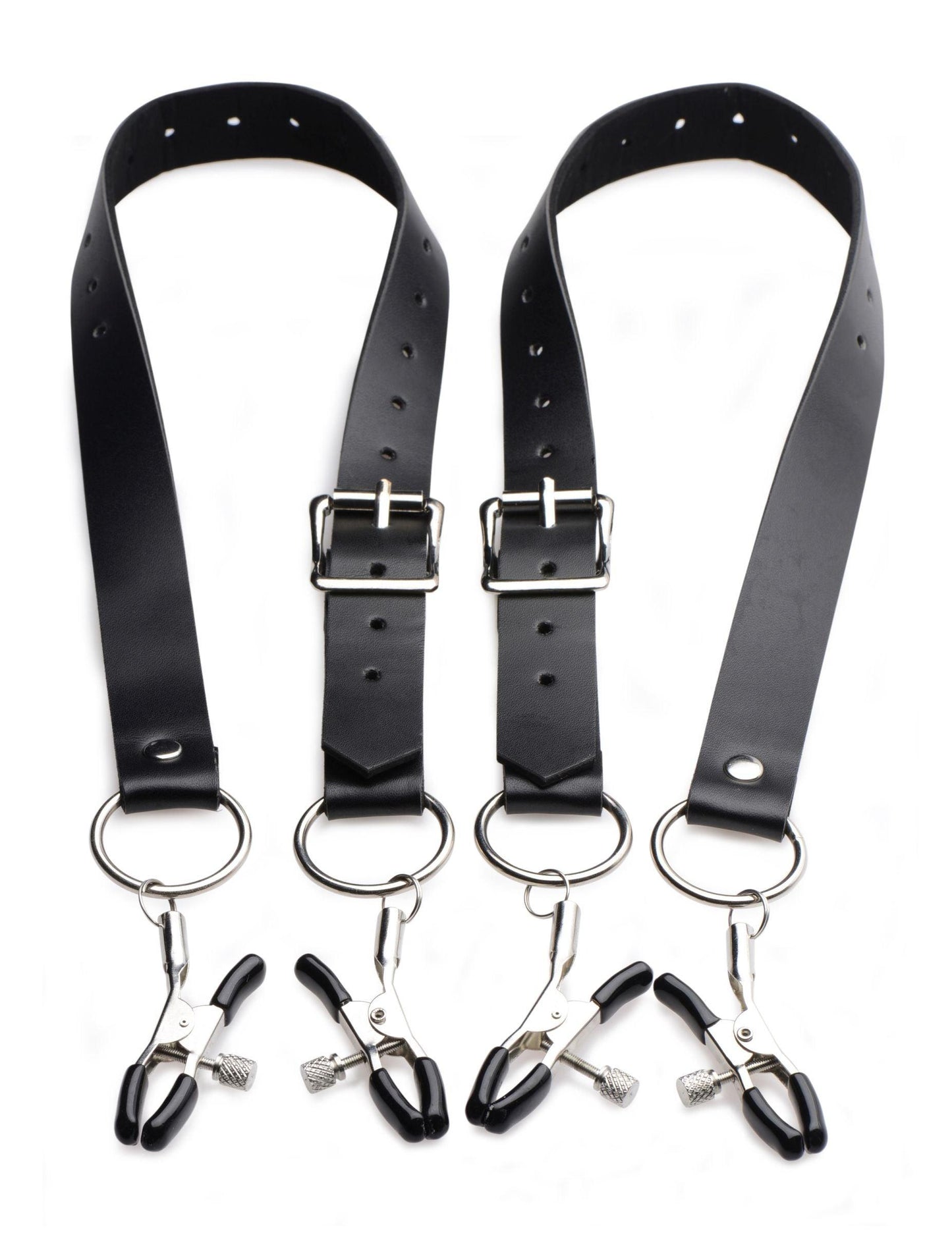 Spread Labia Spreader Straps With Clamps - Love It Wet