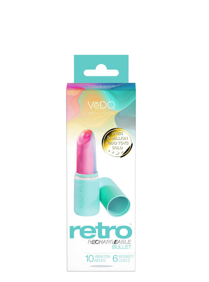 Retro Rechargeable Bullet - Turquoise - Love It Wet