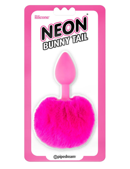 Neon Bunny Tail - Pink - Love It Wet