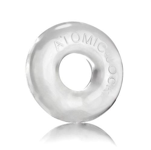 Do-Nut-2 Large Atomic Jock Cockring - Clear - Love It Wet