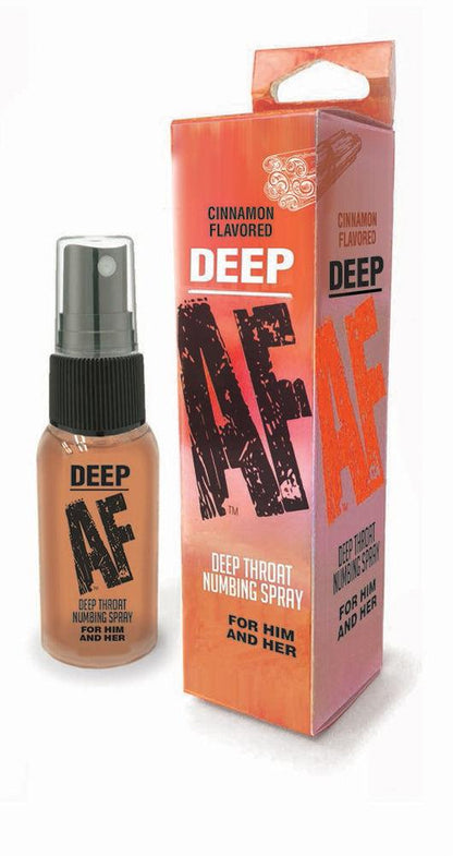 Deep Af Deep Throat Numbing Spray - Cinnamon - 1 Fl. Oz. - Love It Wet