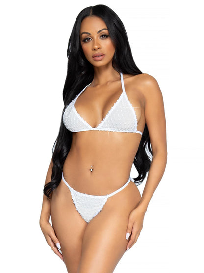 2 Pc Tempest Bikini Set - White- One Size - Love It Wet