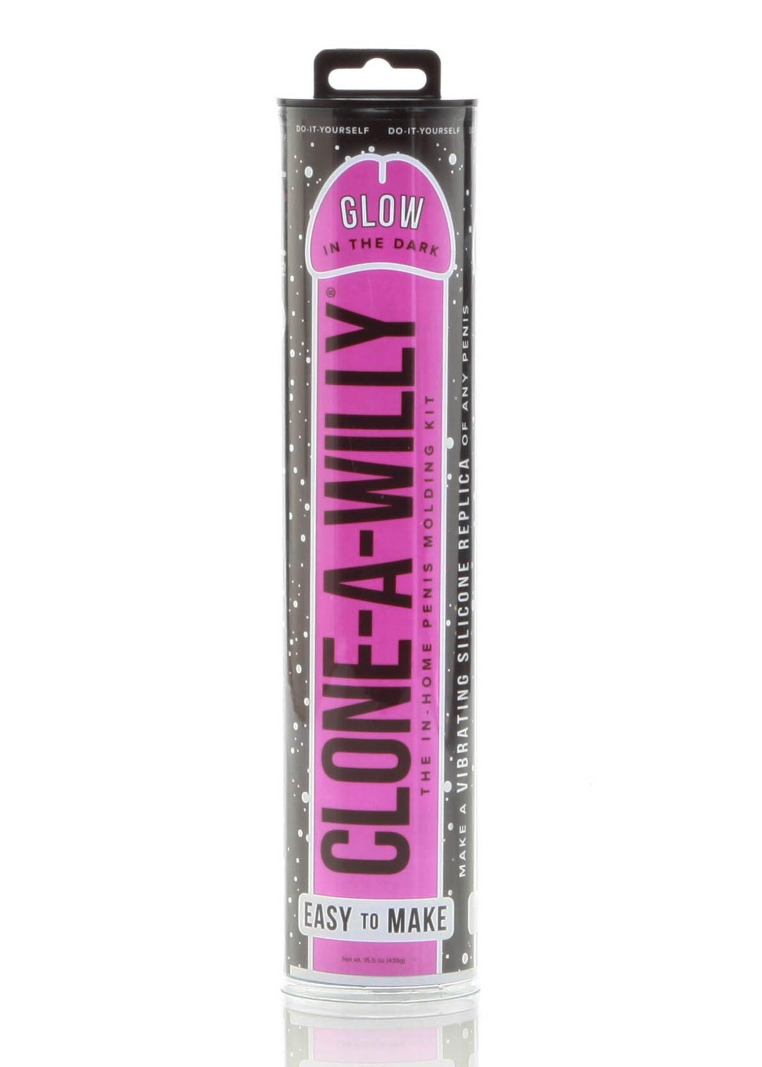 Clone-a-Willy Glow-in-the-Dark Kit - Pink - Love It Wet