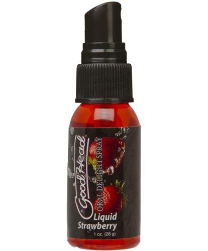 Good Head Oral Delight Spray 1 Oz - Liquid Strawberry - Love It Wet