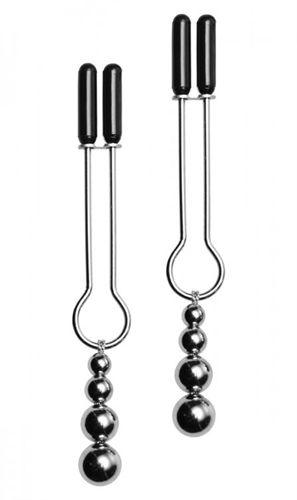 Adorn Triple Bead Nipple Clamp Set - Love It Wet