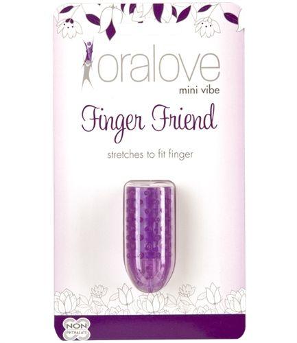 Oral Love Finger Friend - Purple - Love It Wet