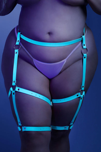 Leg Harness - One Size - Light Blue - Love It Wet