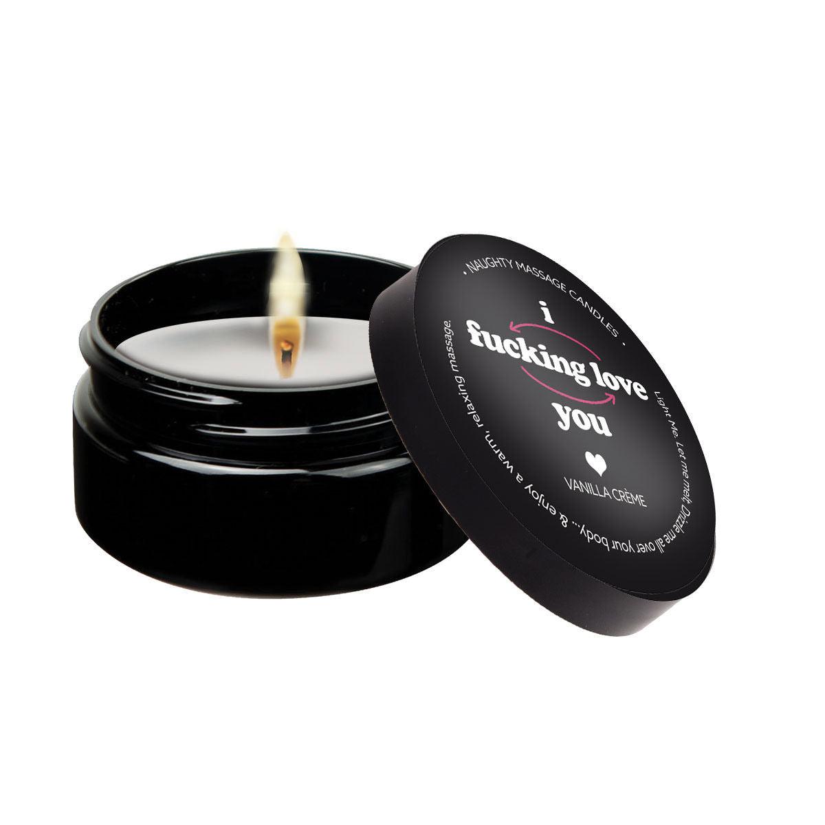 I F*Cking Love You - Massage Candle - 2 Oz - Vanilla - Love It Wet