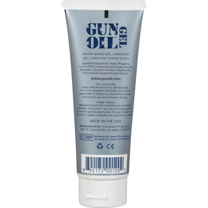 Gun Oil H20 Gel - 3.3 Oz. Tube - Love It Wet