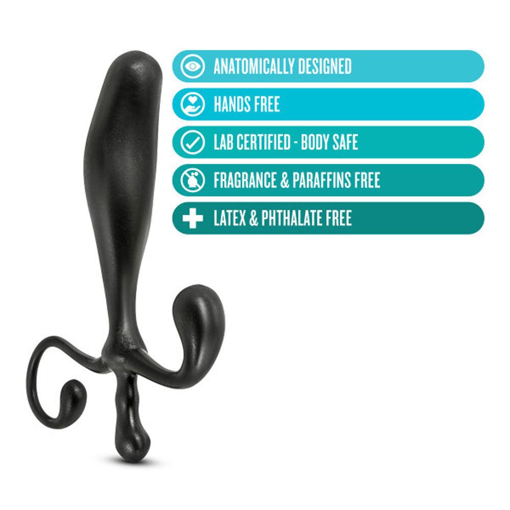 Anal Adventures - Prostate Stimulator - Black - Love It Wet