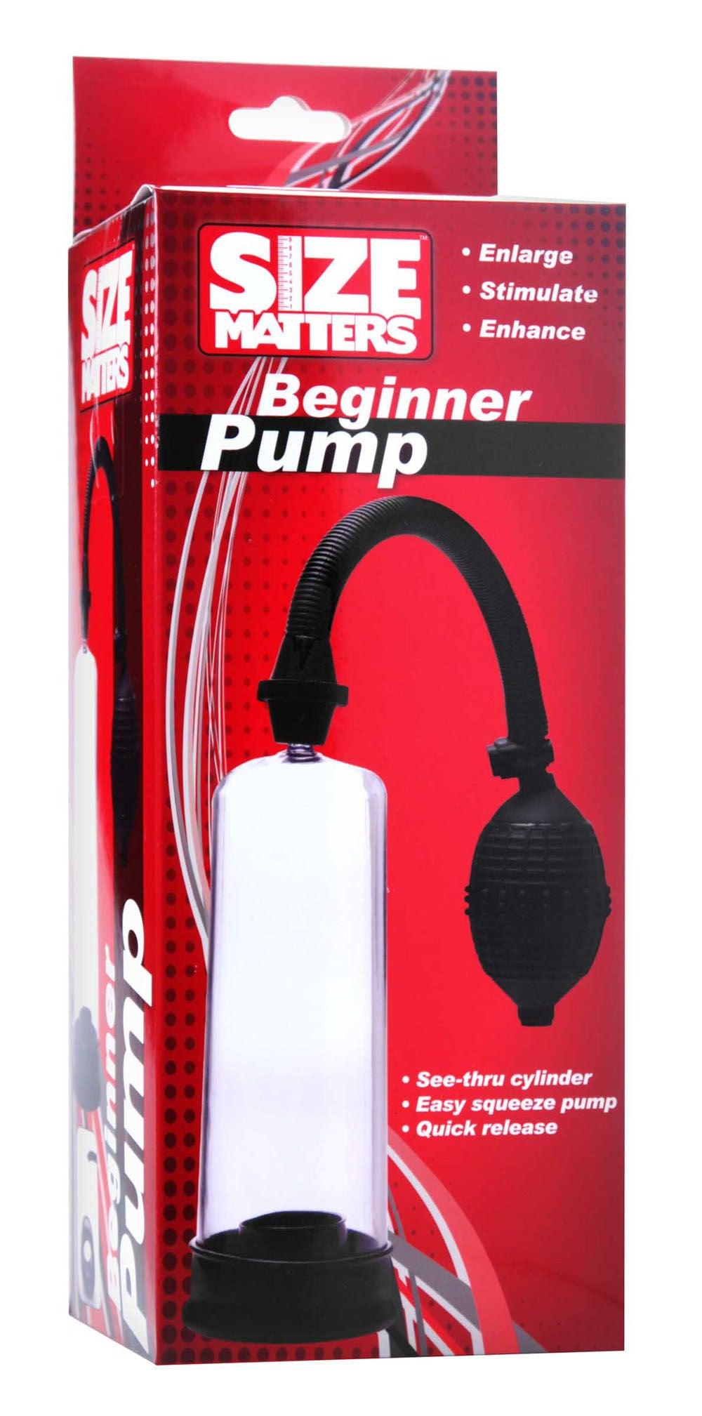 Size Matters Beginner Pump - Packaged - Love It Wet