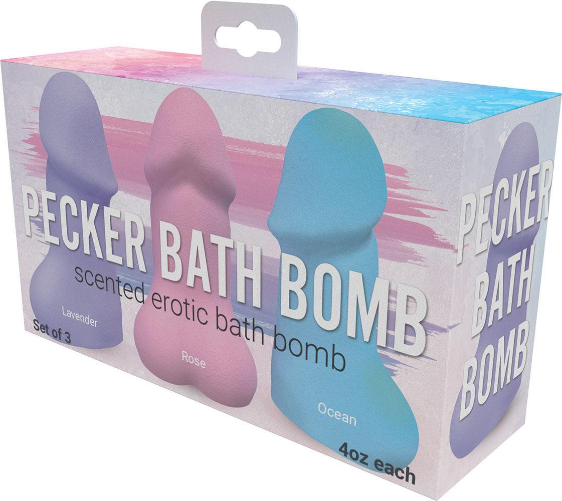 Pecker Bath Bombs 3 Pk - Love It Wet