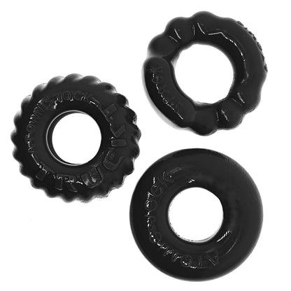 Bonemaker 3-Pack Boner Rings - Black - Love It Wet