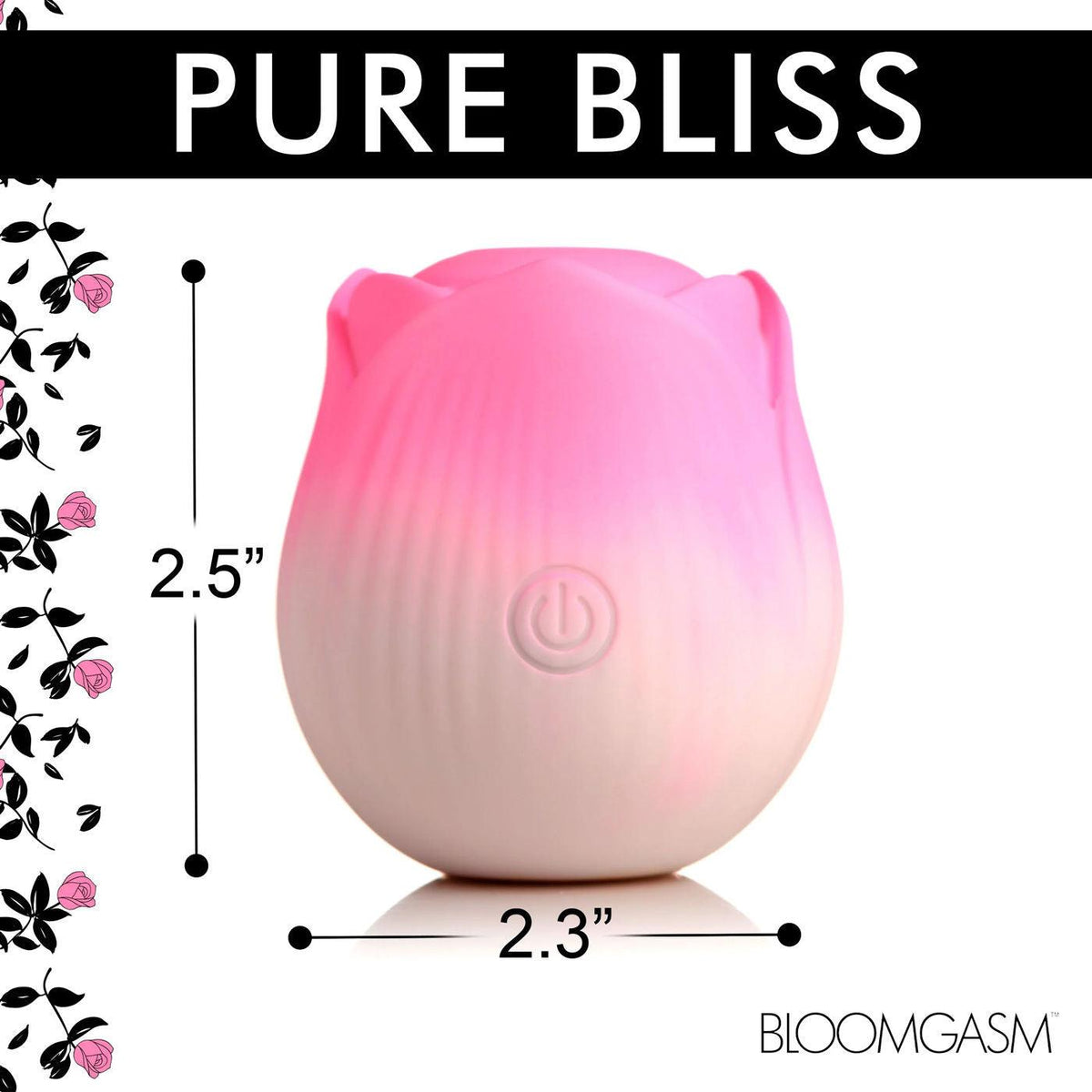 Pulsing Petals Throbbing Rose Stimulator - Pink - Love It Wet