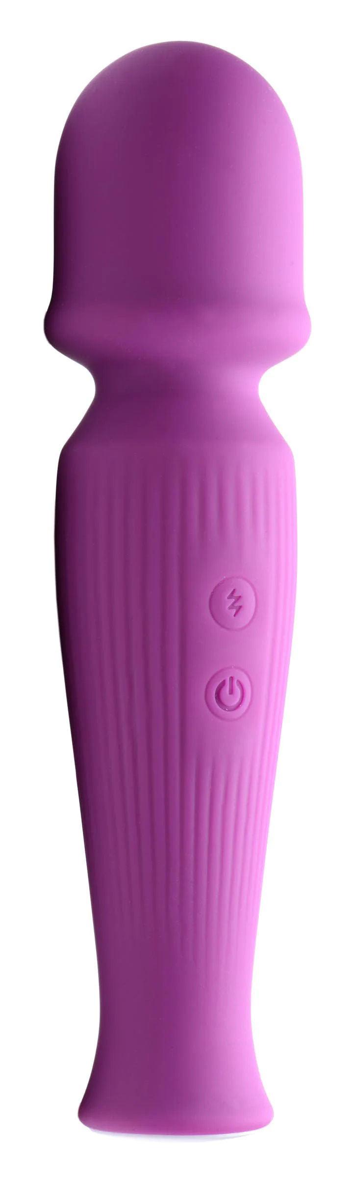 Silicone Wand Massager - Violet - Love It Wet