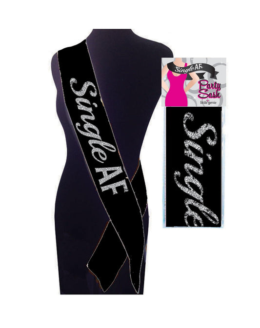 Single Af Sash - Black - Love It Wet