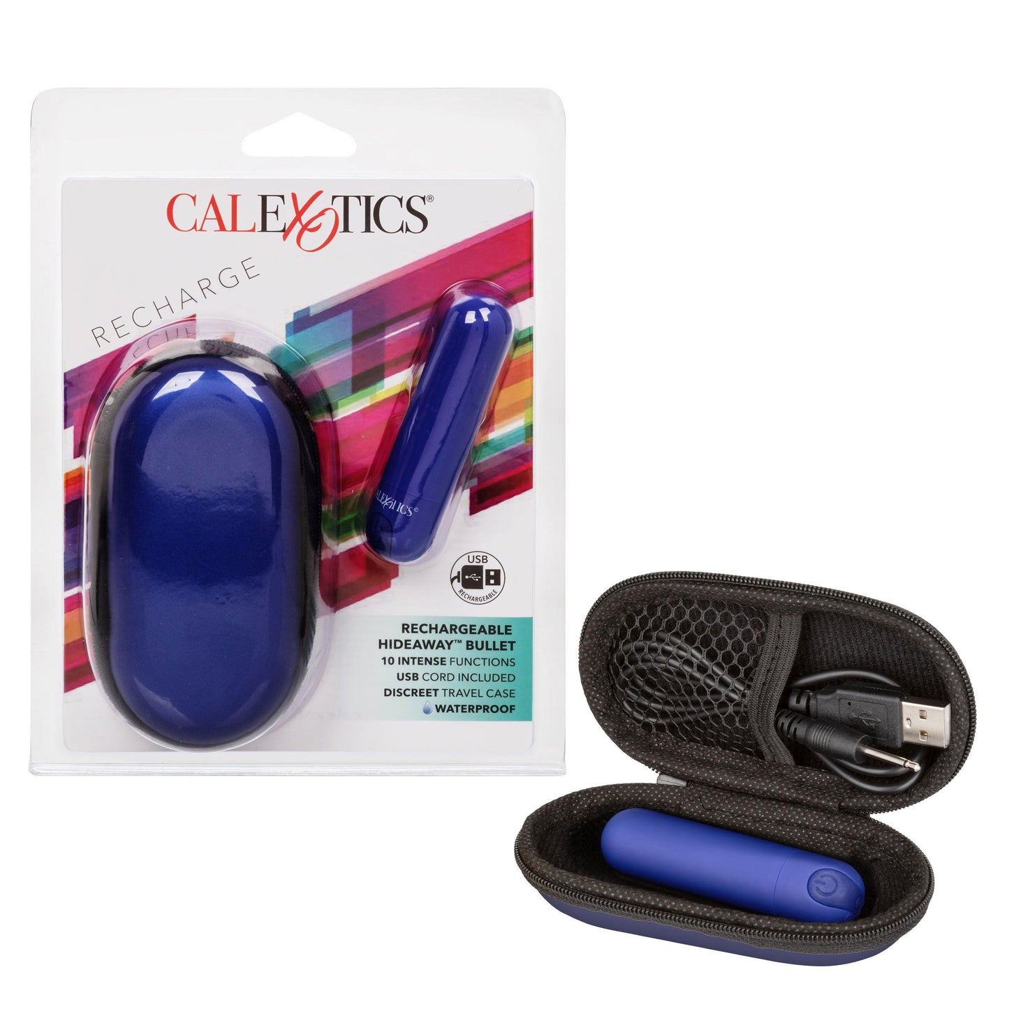 Rechargeable Hideaway Bullet - Blue - Love It Wet