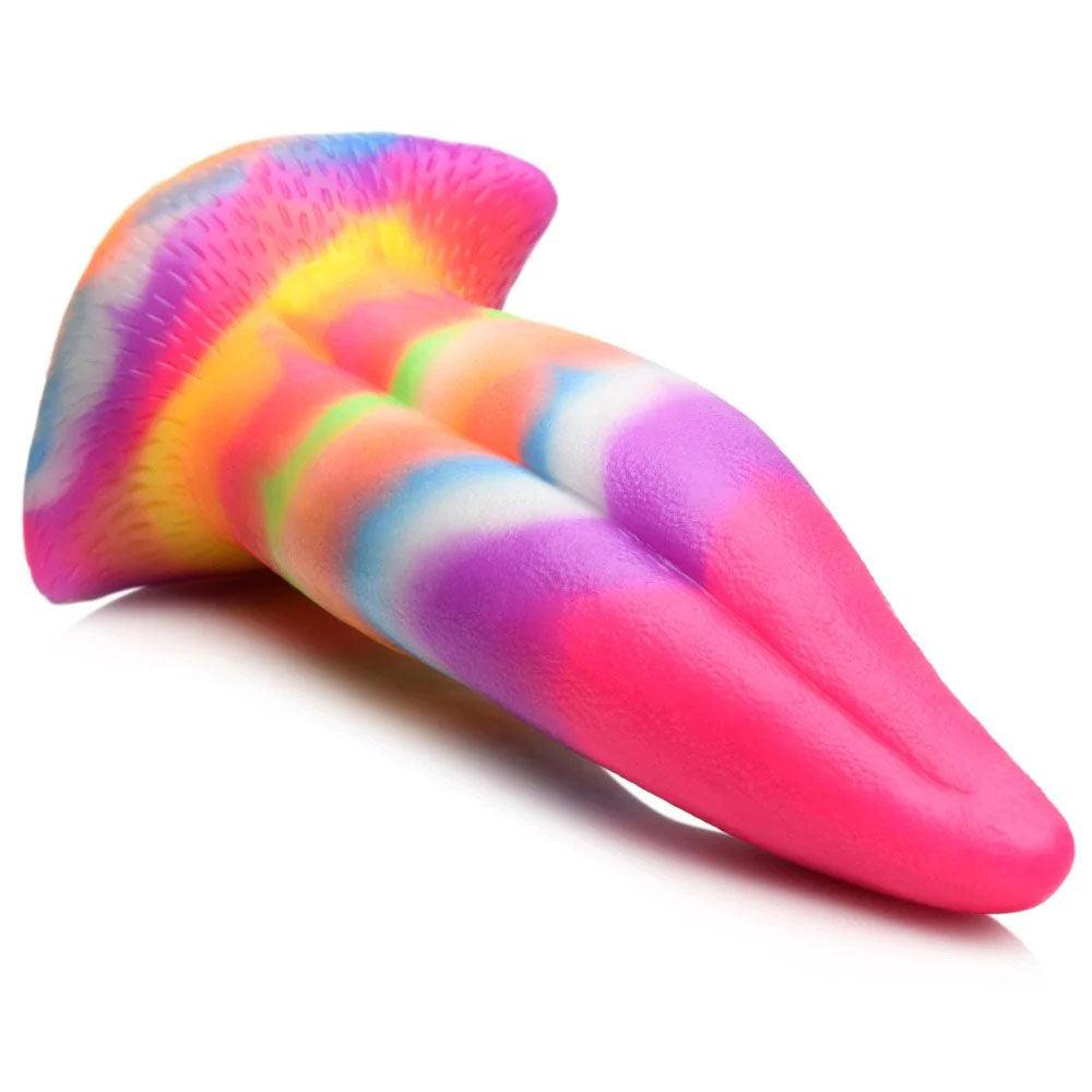 Unicorn Kiss - Unicorn Tongue - Glow-in-the-Dark - Silicone Dildo - Love It Wet