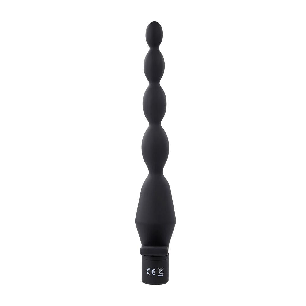 Vibrating Butt Beads - Black - Love It Wet