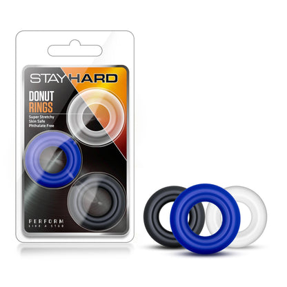 Stay Hard Donut Rings - 3 Pack - Love It Wet