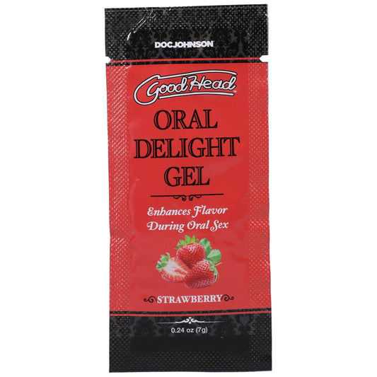 Goodhead - Oral Delight Gel - Strawberry - 0.24 Oz - Love It Wet