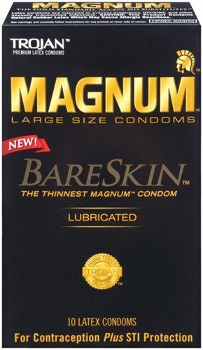 Trojan Magnum Bareskin - 10 Pack - Love It Wet