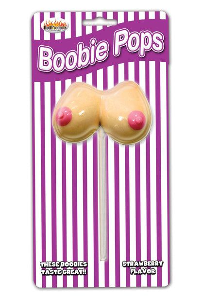 Boobie Pops - Strawberry - Love It Wet