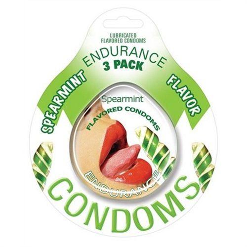 Endurance Condoms - Banana - 3 Pack - Love It Wet