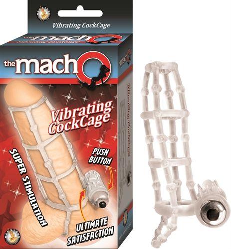 The Macho Vibrating Cockcage - Black - Love It Wet