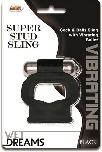 Wet Dreams Super Stud Sling - Black - Love It Wet