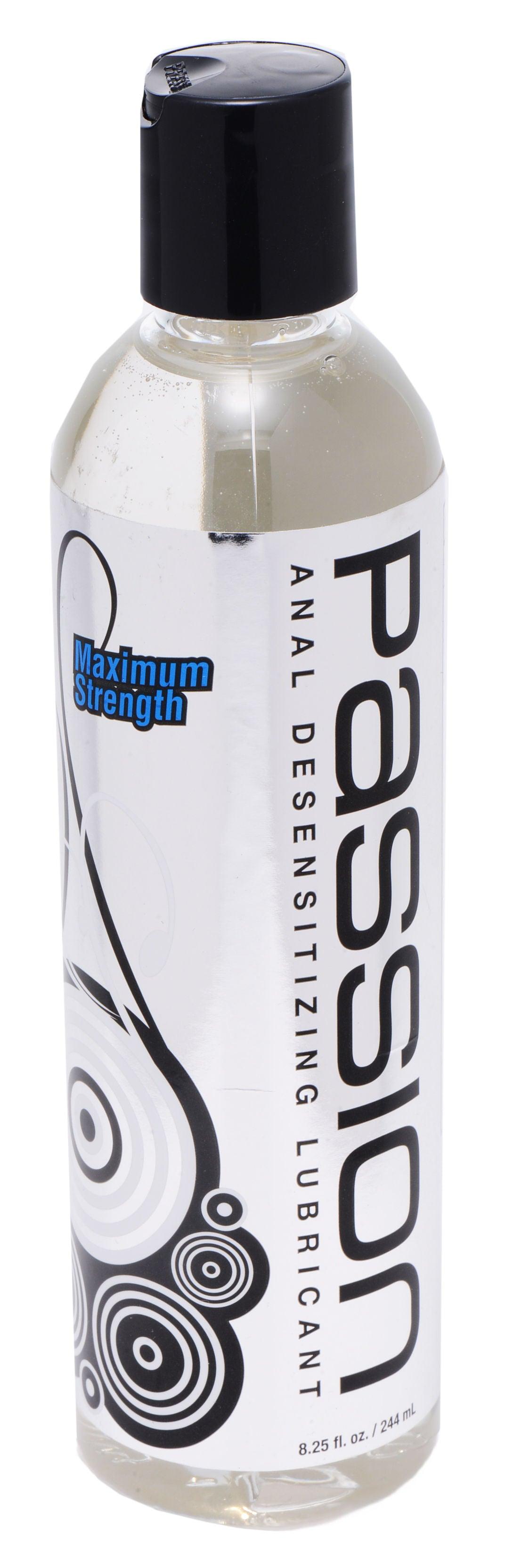 Passion Anal Desensitizing Lubricant - 3.5 Percent Lidocaine - 8.25 Fl. Oz. - Love It Wet