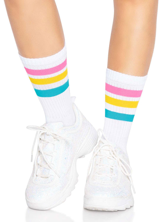 Pride Crew Socks - One Size - Pansexual - Love It Wet