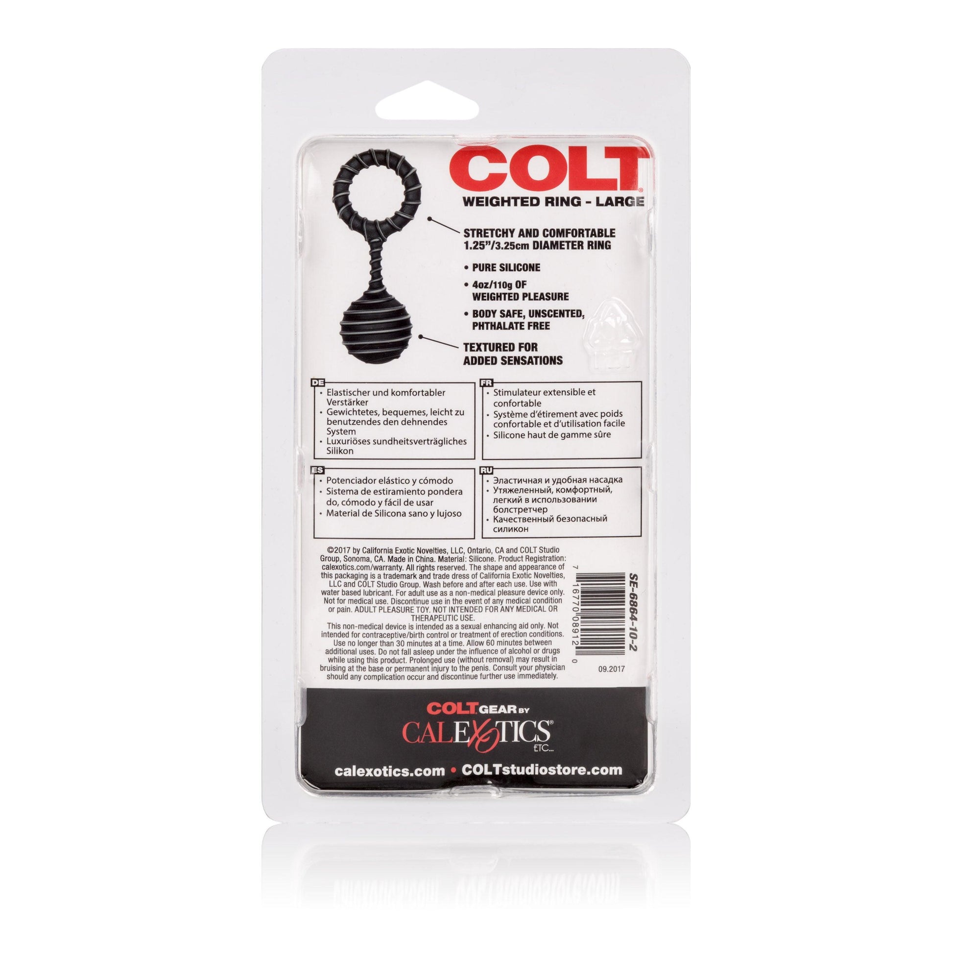 Colt Weighted Ring Large - Love It Wet