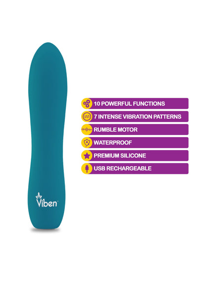 Vivacious - Ocean - Intense 10-Function Bullet - Love It Wet