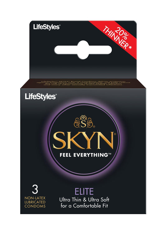 Lifestyles Skyn Elite - 3 Pack - Love It Wet